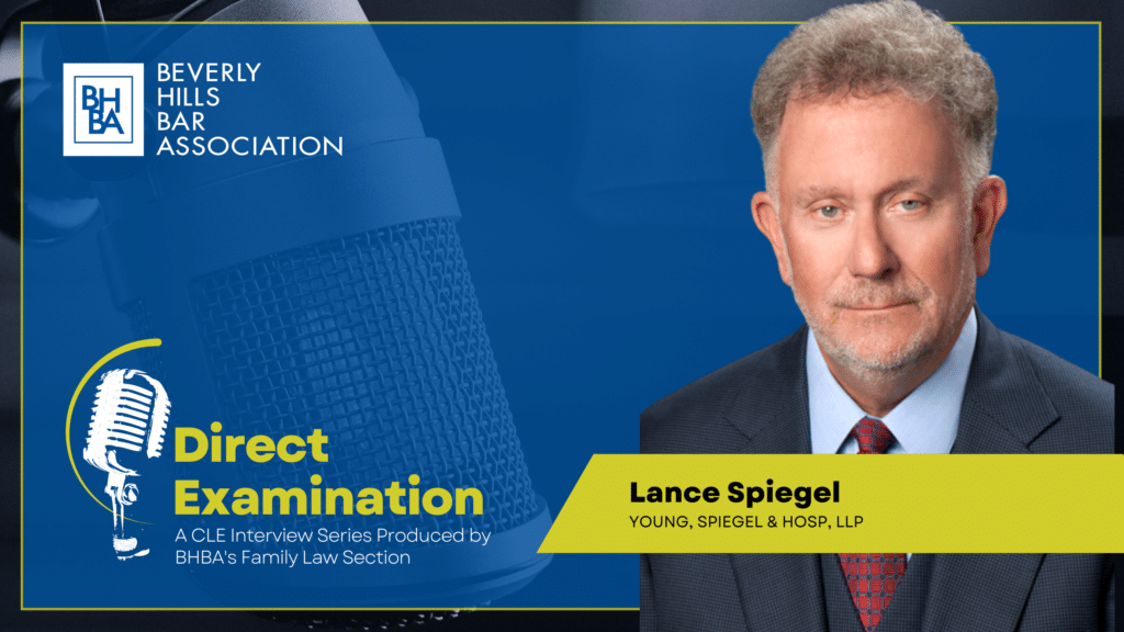 Lance S. Spiegel/Direct Examination