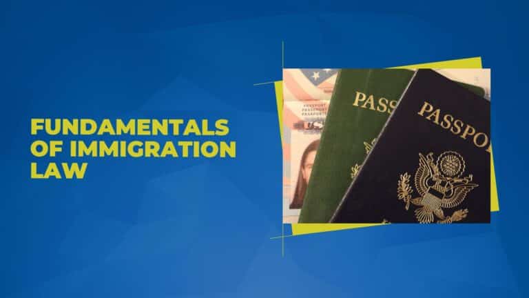 Fundamentals of Immigration Law