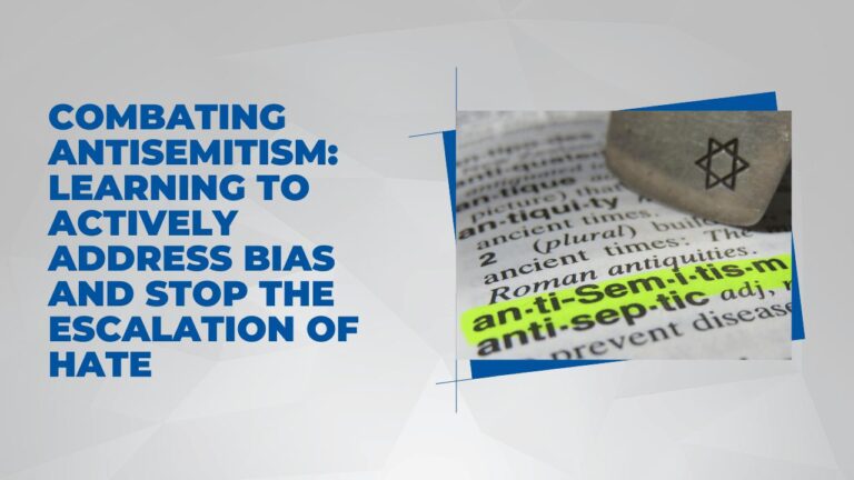 Combating Antisemitism? Learning to Actively Address Bias