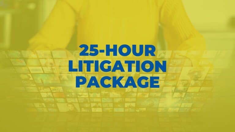 25-Hour Litigation Compliance Package