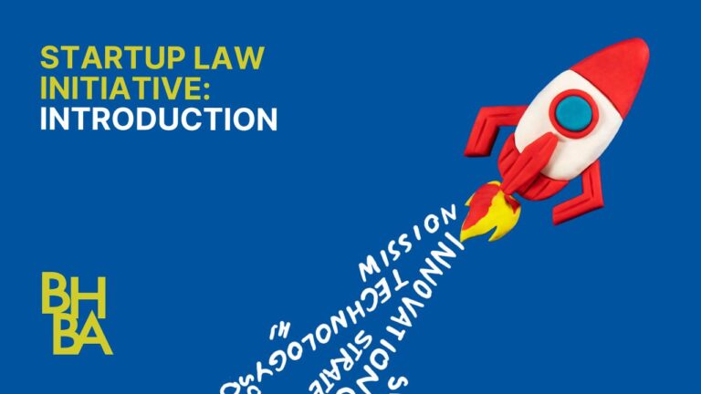 BHBA Startup Law Initiative: Introduction