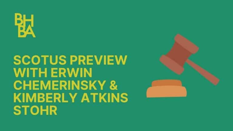 2023 SCOTUS Preview with Erwin Chemerinsky and Kimberly Atkins Stohr