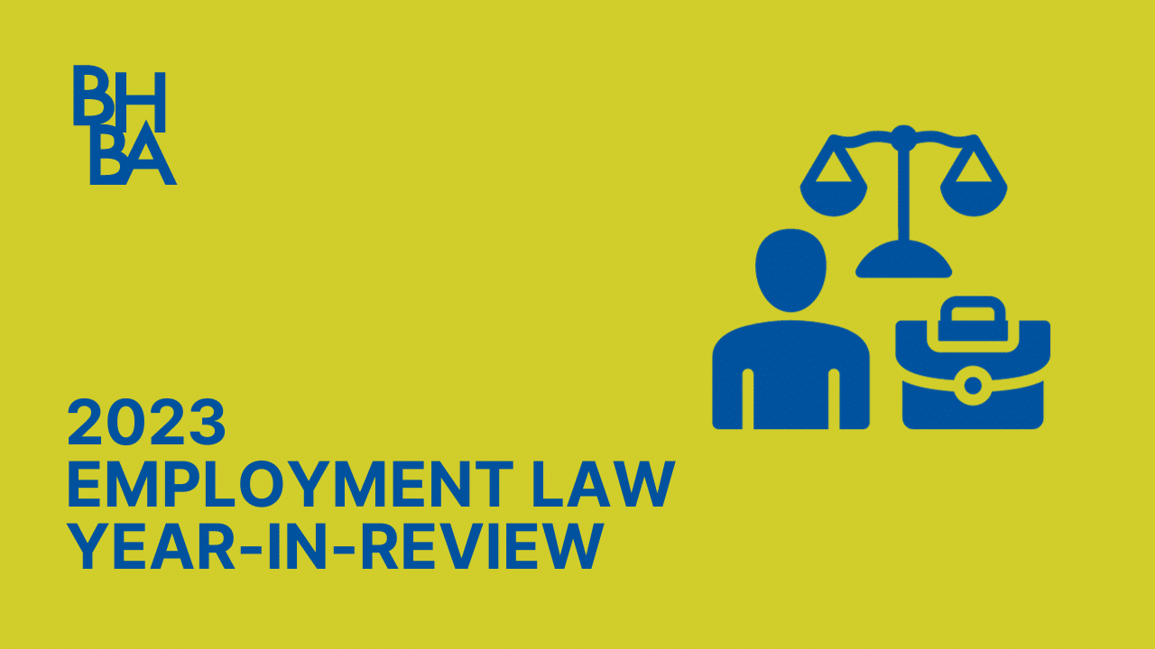 2023 Employment Law Year-In-Review