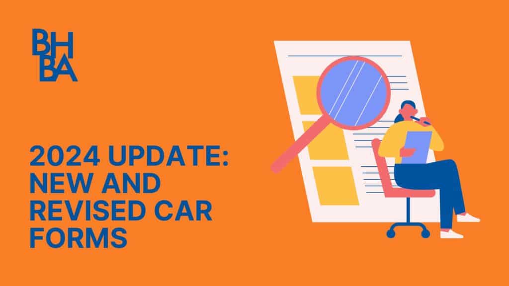 2024 Update: New and Revised CAR Forms