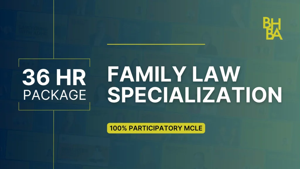 36-Hour Family Law Specialization Package