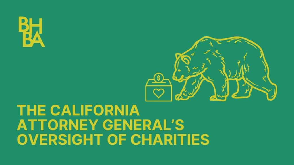 The California Attorney General’s Oversight of Charities