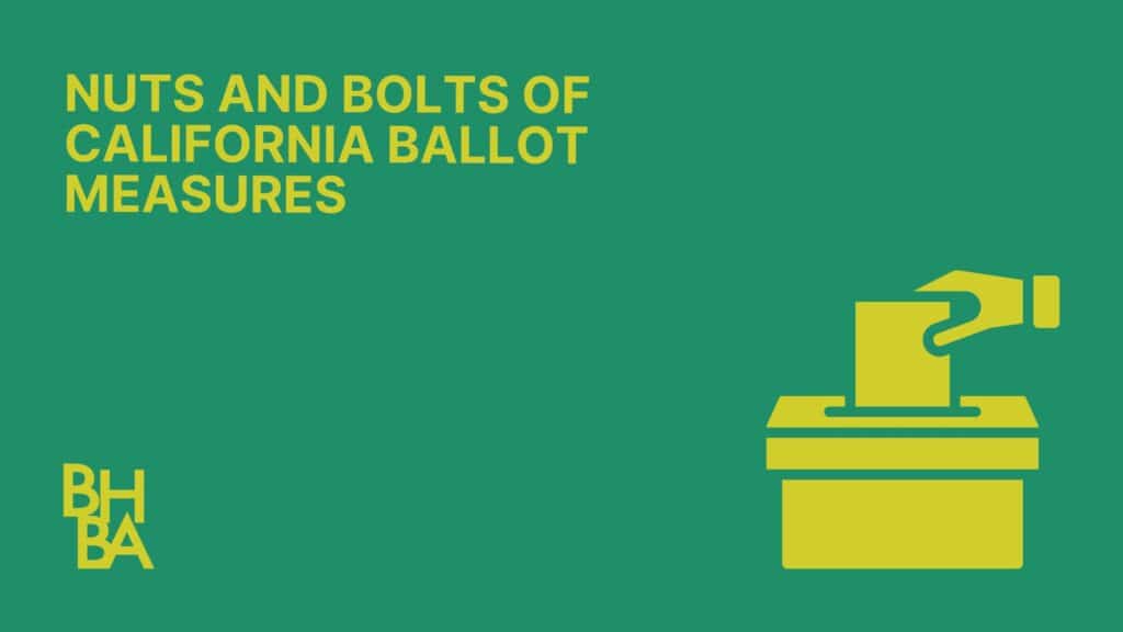 Nuts and Bolts of California Ballot Measures