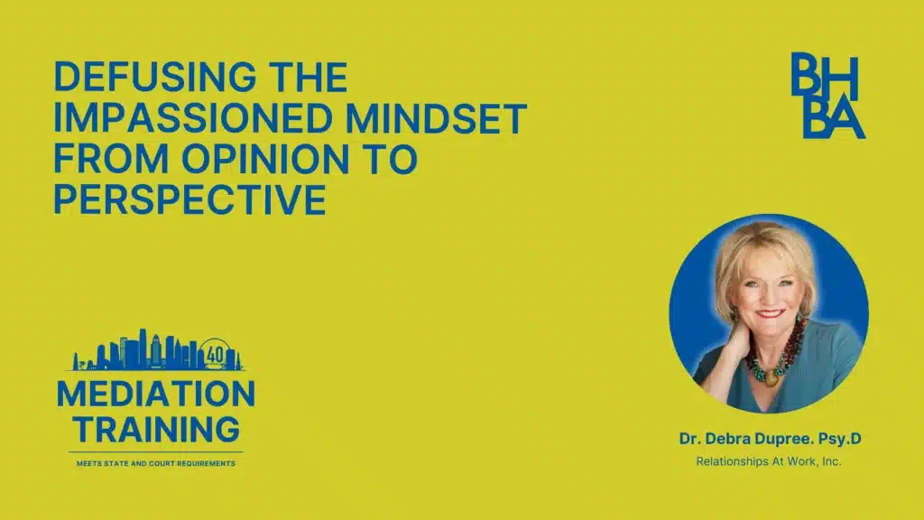 Defusing the Impassioned Mindset From Opinion to Perspective