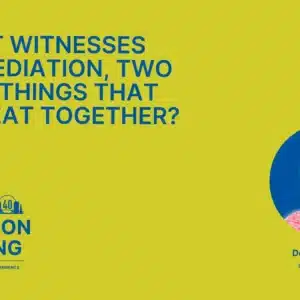 Expert Witnesses and Mediation, Two Great Things That Go Great Together