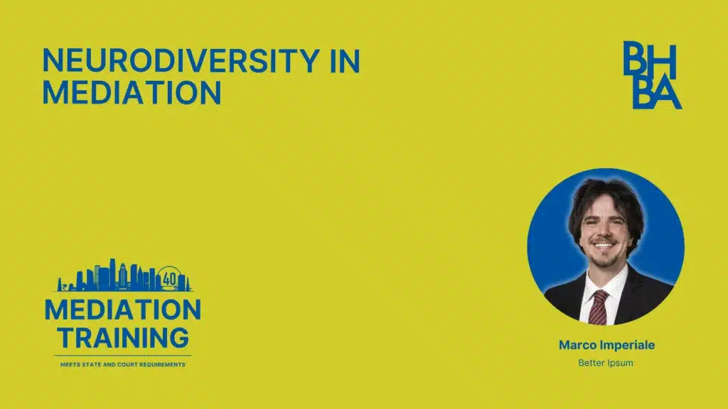 Neurodiversity in Mediation