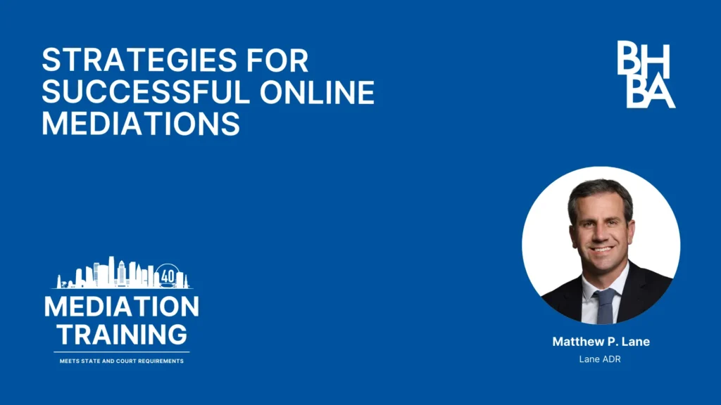 Strategies for Successful Online Mediations