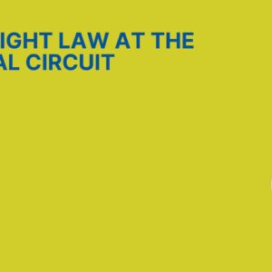 Copyright Law at the Federal Circuit