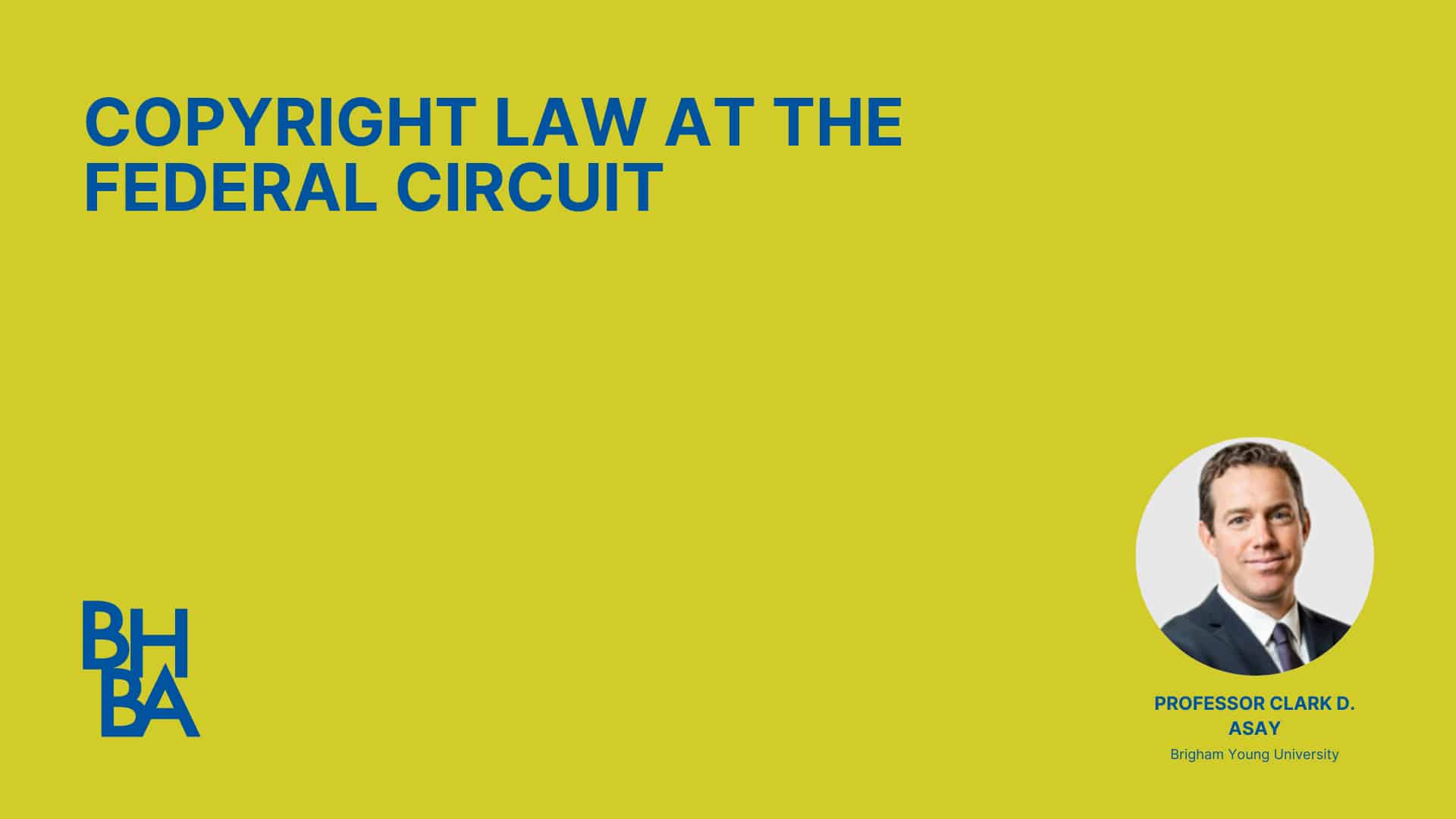 Copyright Law at the Federal Circuit