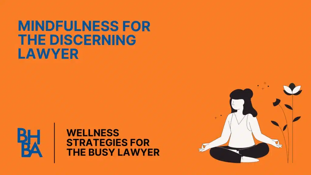 Mindfulness for the Discerning Lawyer