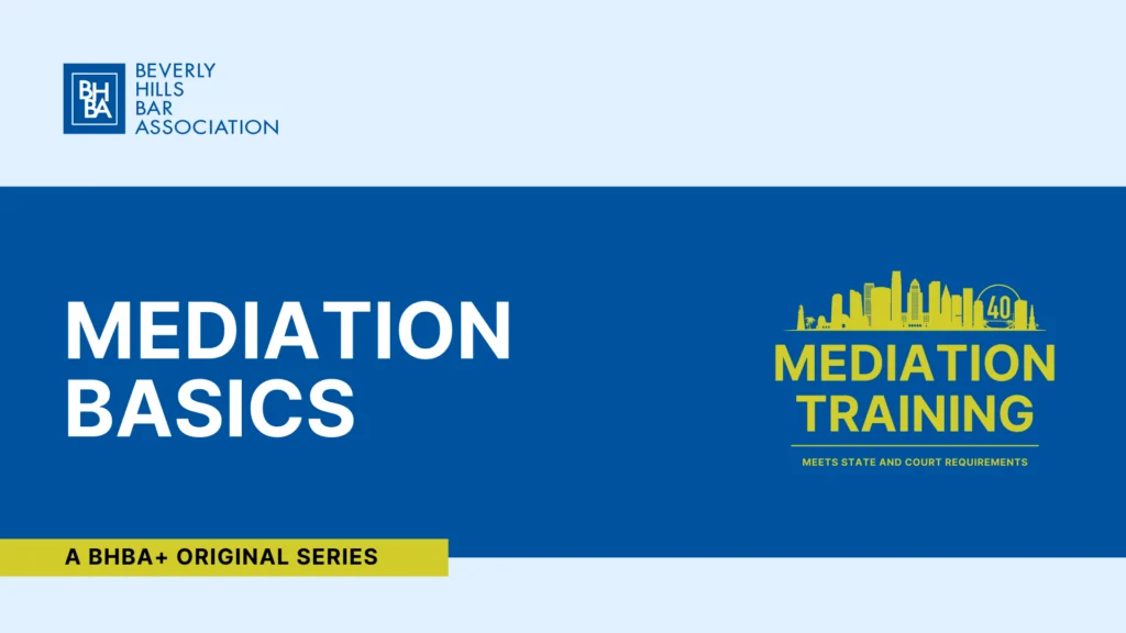 Mediation Basics