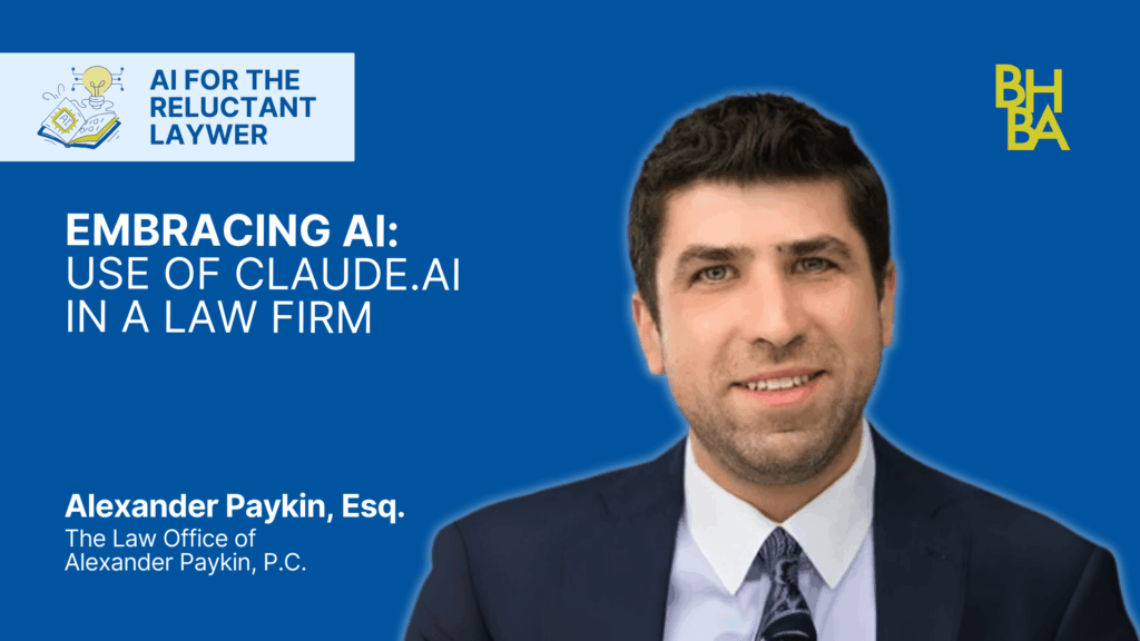 Embracing AI: Use of Claude.ai in a Law Firm