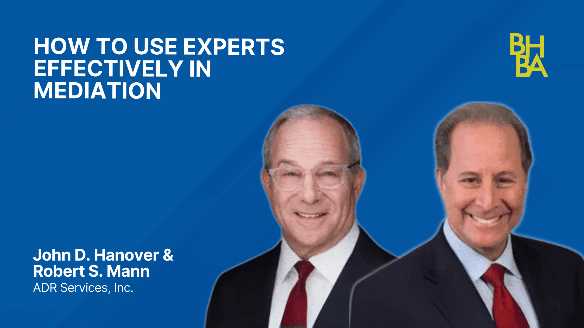 How to Use Experts Effectively in Mediation