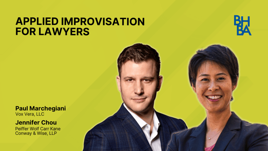 Applied Improvisation for Lawyers