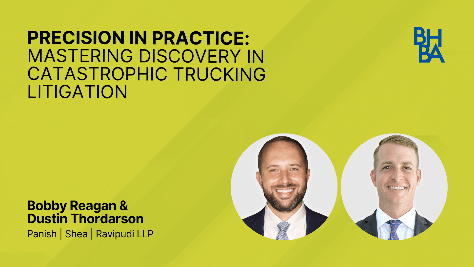 Precision in Practice: Mastering Discovery in Catastrophic Trucking Litigation
