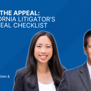 Before the Appeal: A California Litigator’s Pre-Appeal Checklist