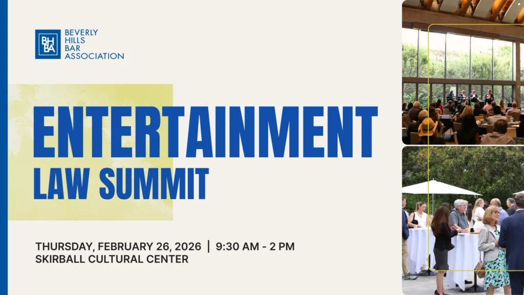 2026 Entertainment Law Summit: The New Frontiers: AI, Sports, and the Business Forces Reshaping the Industry