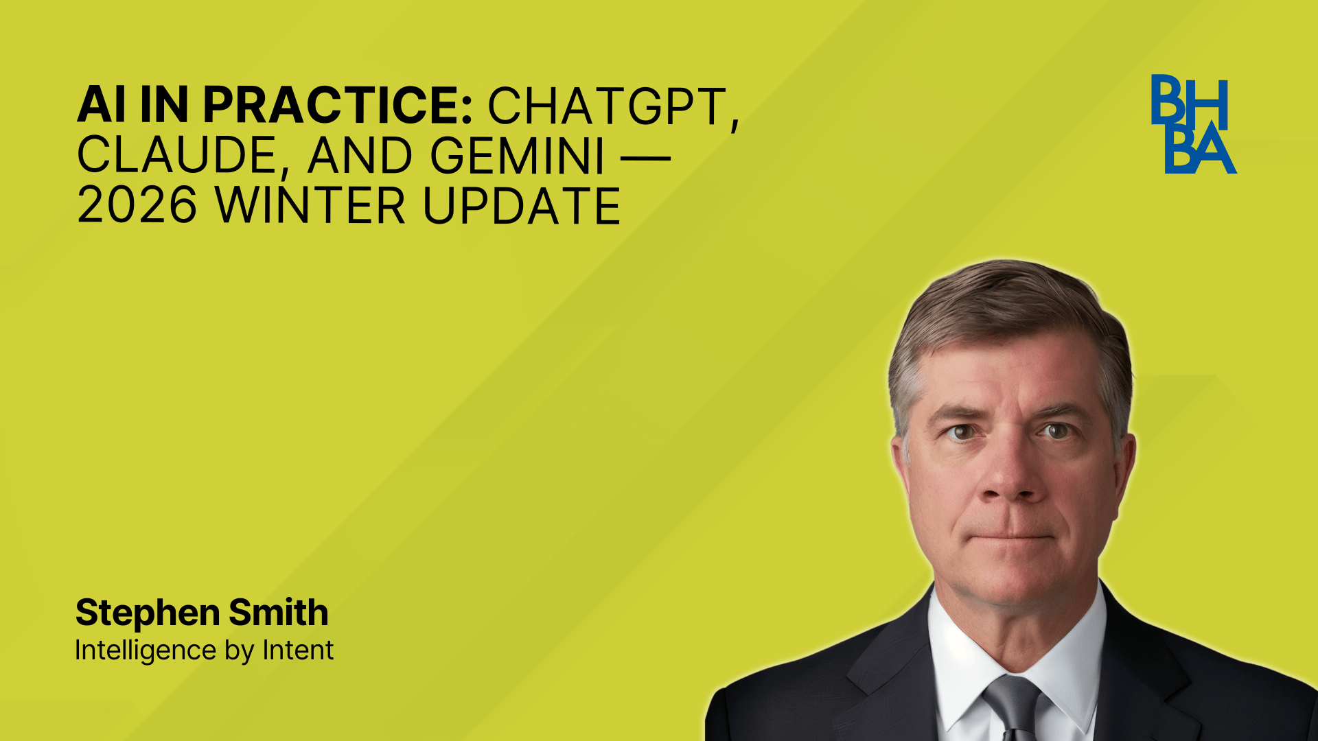 AI in Practice: ChatGPT, Claude, and Gemini — 2026 Winter Update