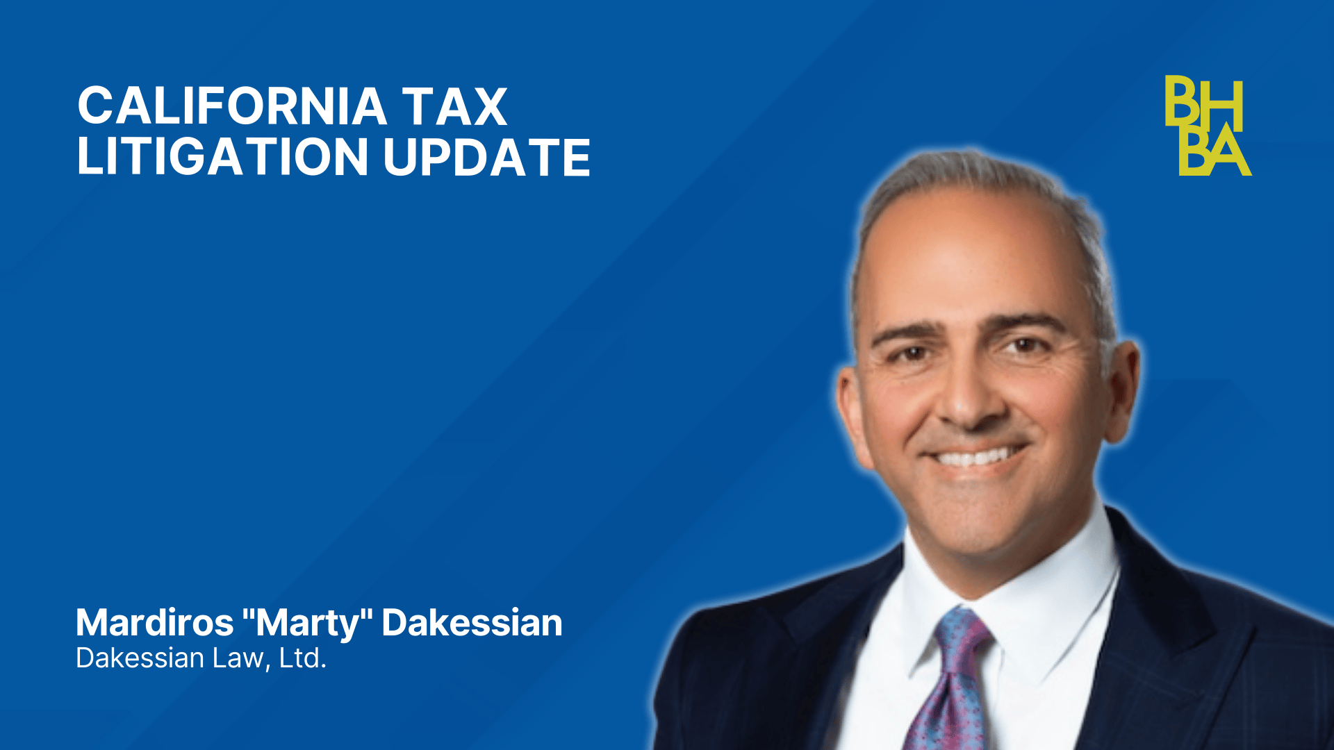 California Tax Litigation Update