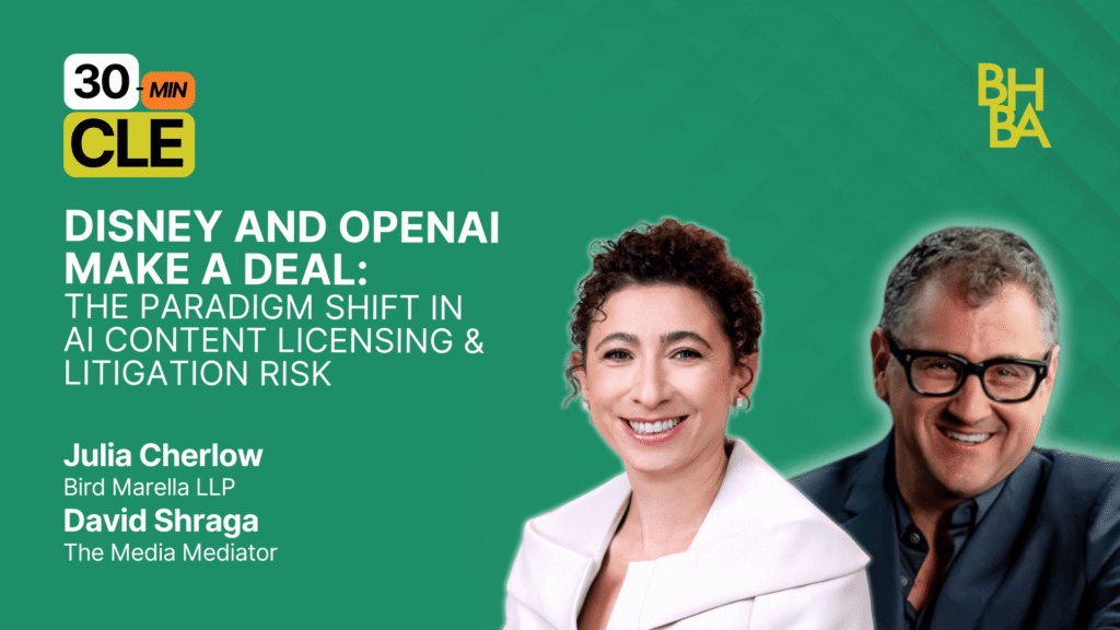 Disney and OpenAI Make a Deal The Paradigm Shift in AI Content Licensing & Litig