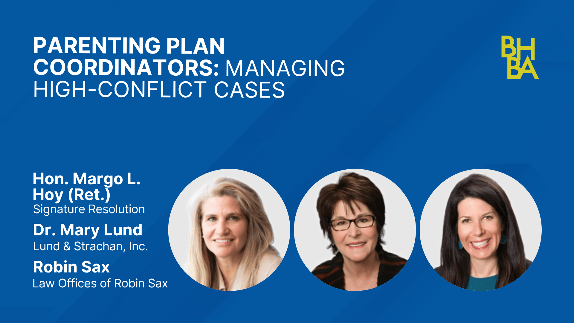 Parenting Plan Coordinators: Managing High-Conflict Cases
