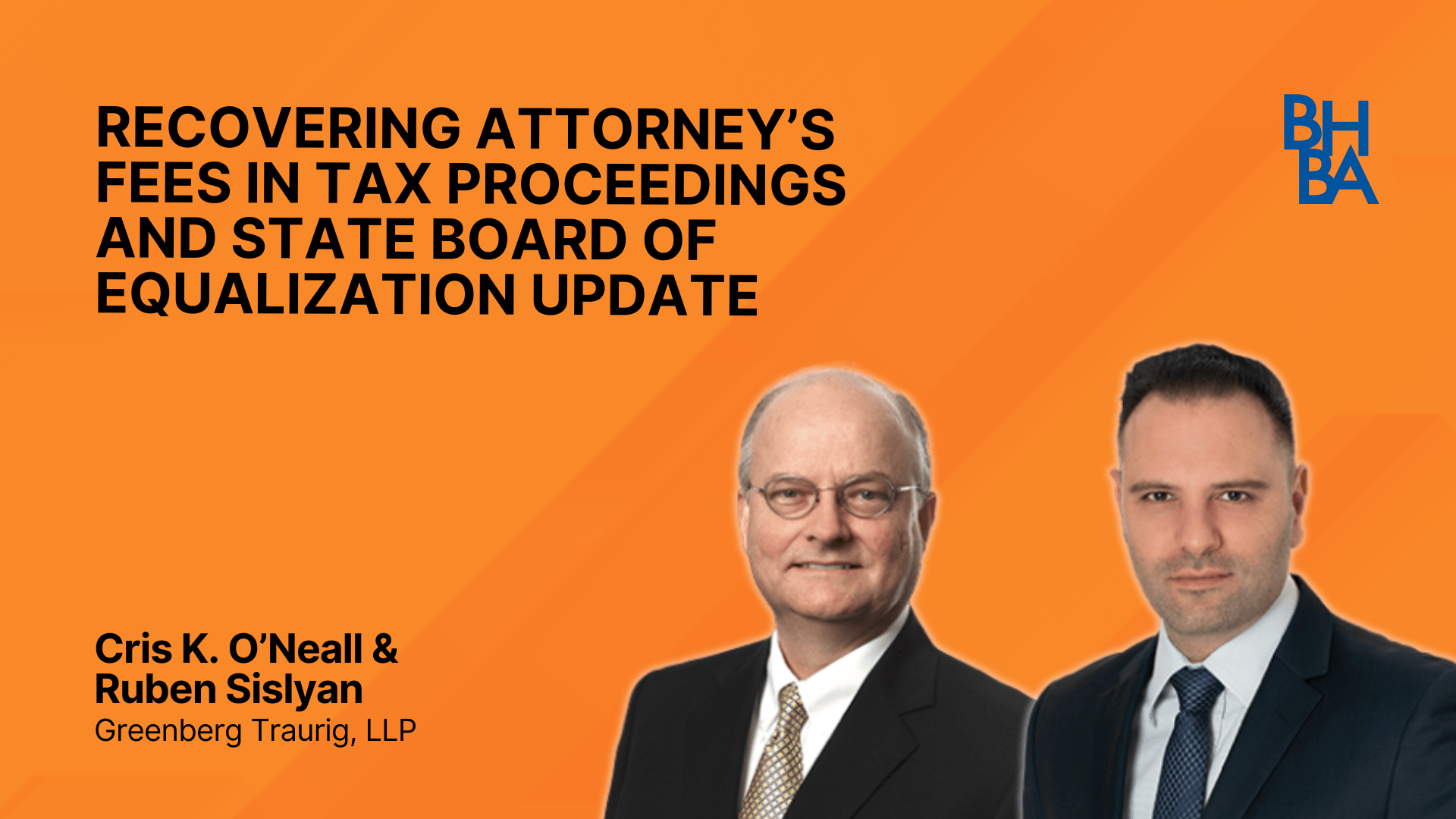 Recovering Attorney’s Fees in Tax Proceedings and State Board of Equalization Up