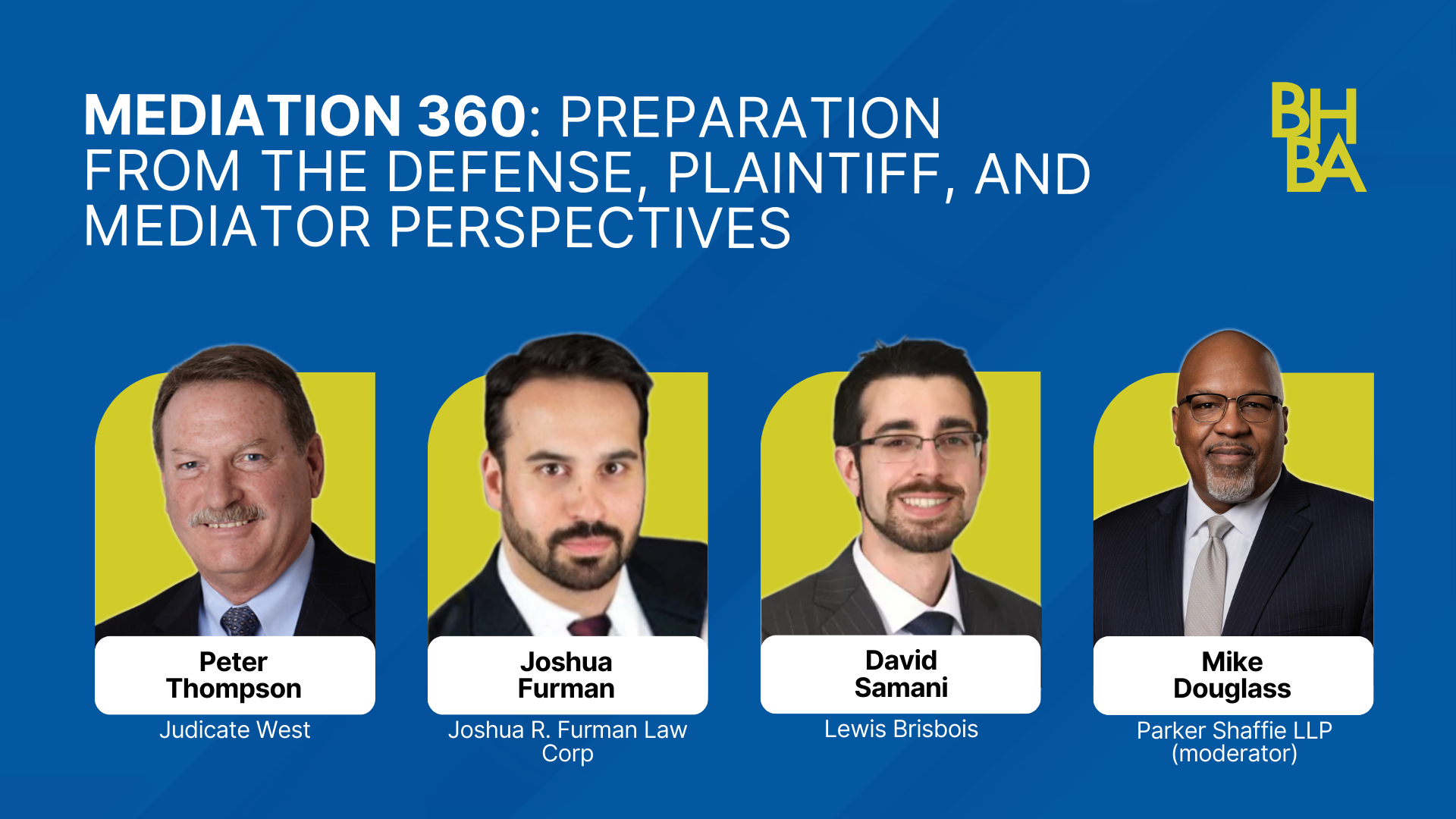 Mediation 360: Preparation from the Defense, Plaintiff, and Mediator Perspective
