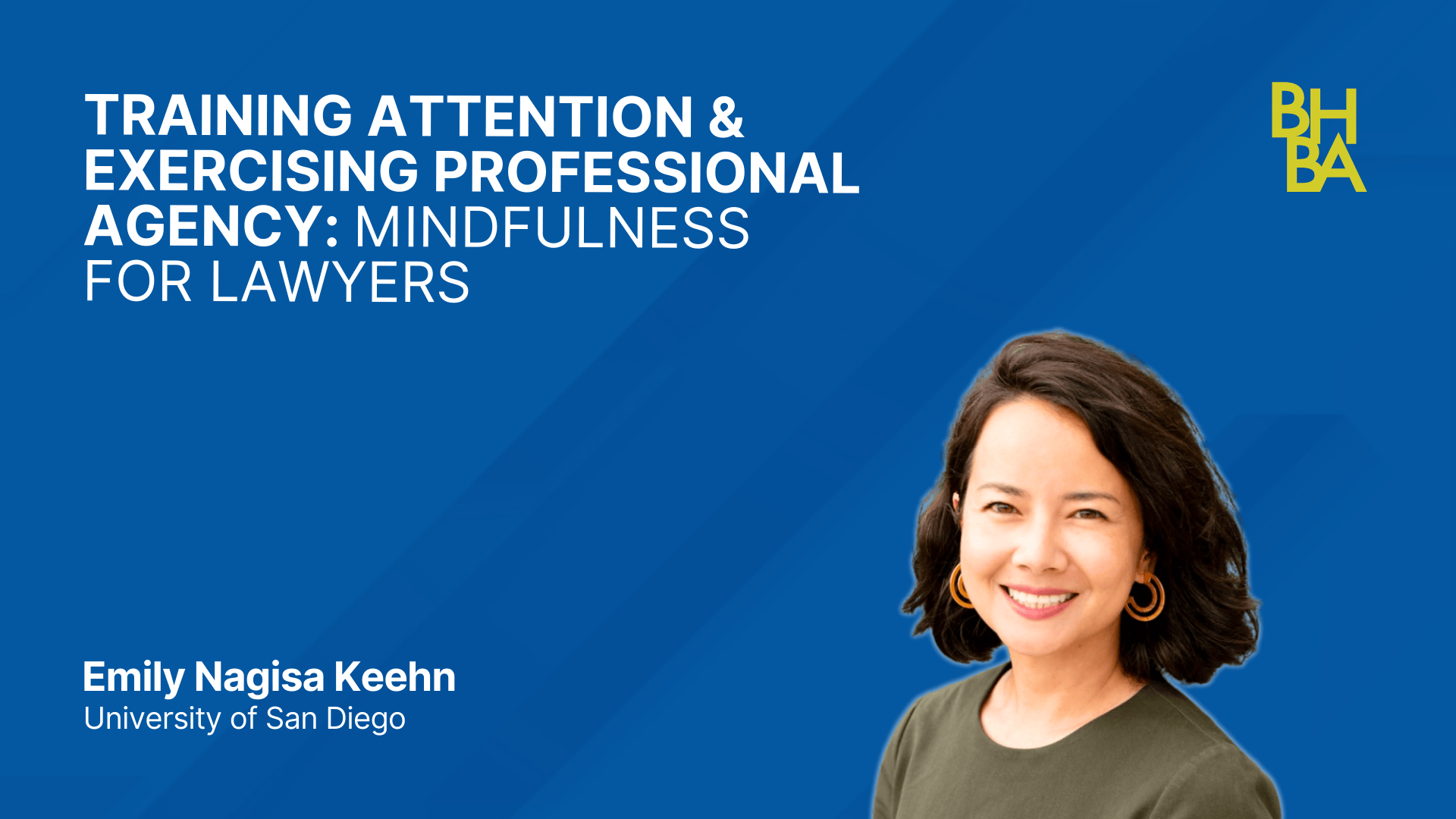 Training Attention & Exercising Professional Agency: Mindfulness for Lawyers