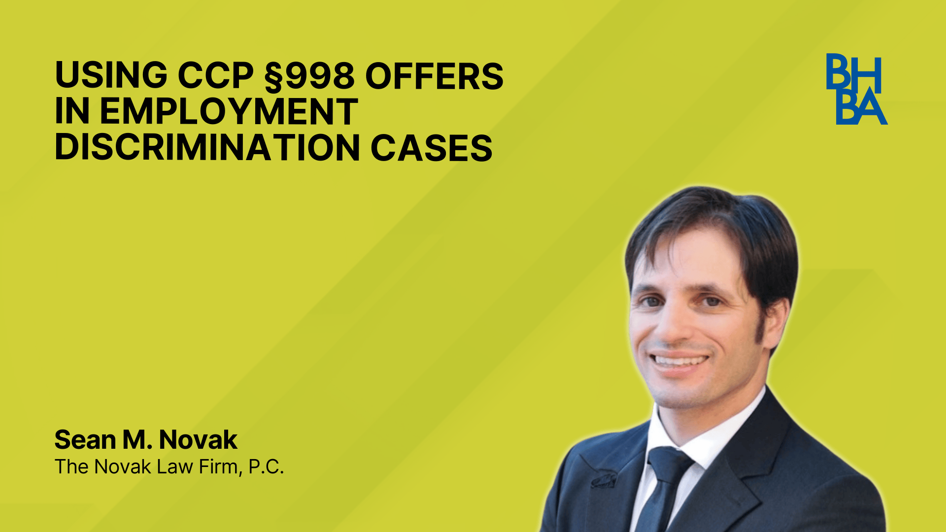 Using CCP §998 Offers in Employment Discrimination Cases