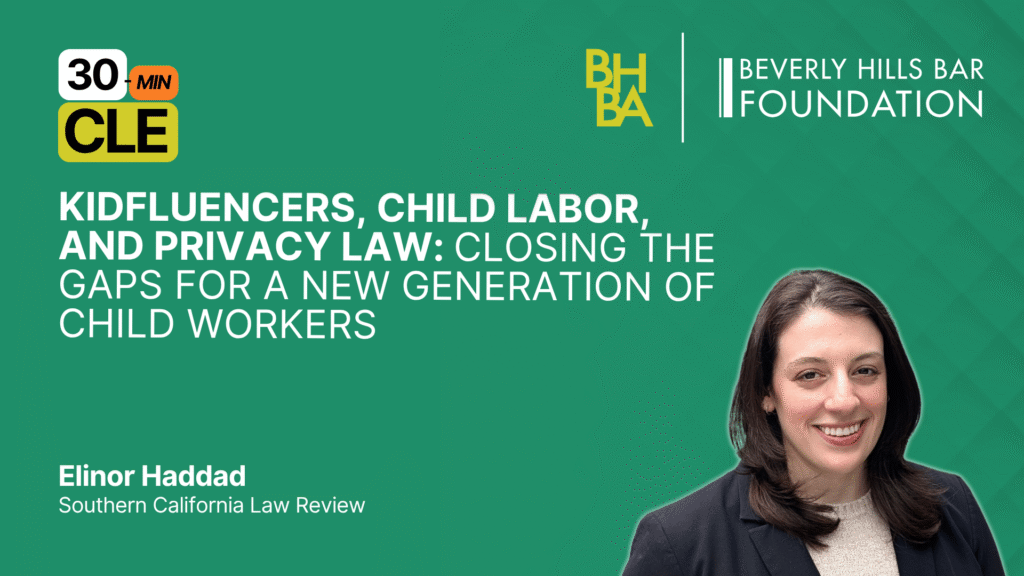Kidfluencers, Child Labor, and Privacy Law  Closing the Gaps for a New Generatio