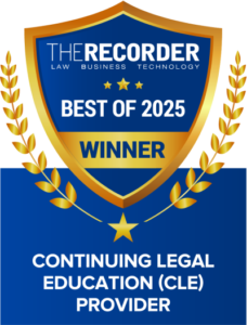 The Recorder Best of 2025, Online CLE Provider