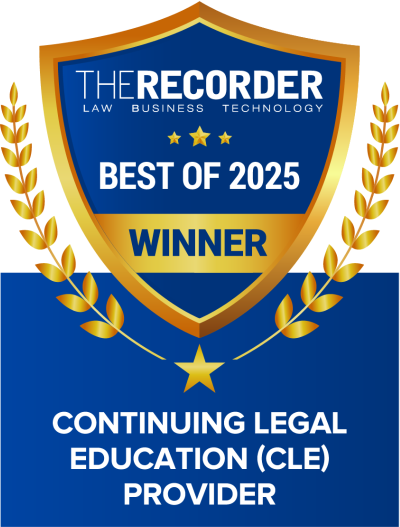 The Recorder Best of 2025 — Online CLE Provider