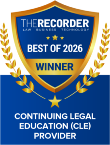 The Recorder Best of 2026, CLE Provider