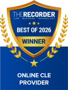 The Recorder Best of 2026, Online CLE Provider