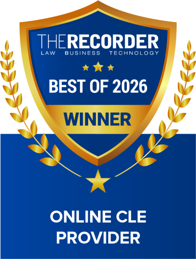 The Recorder Best of 2026 — Online CLE Provider
