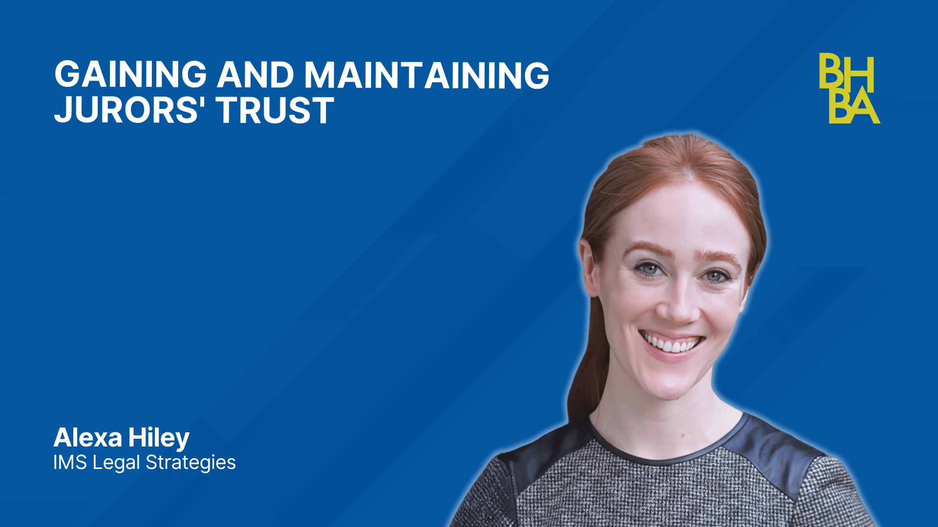 Gaining and Maintaining Jurors' Trust