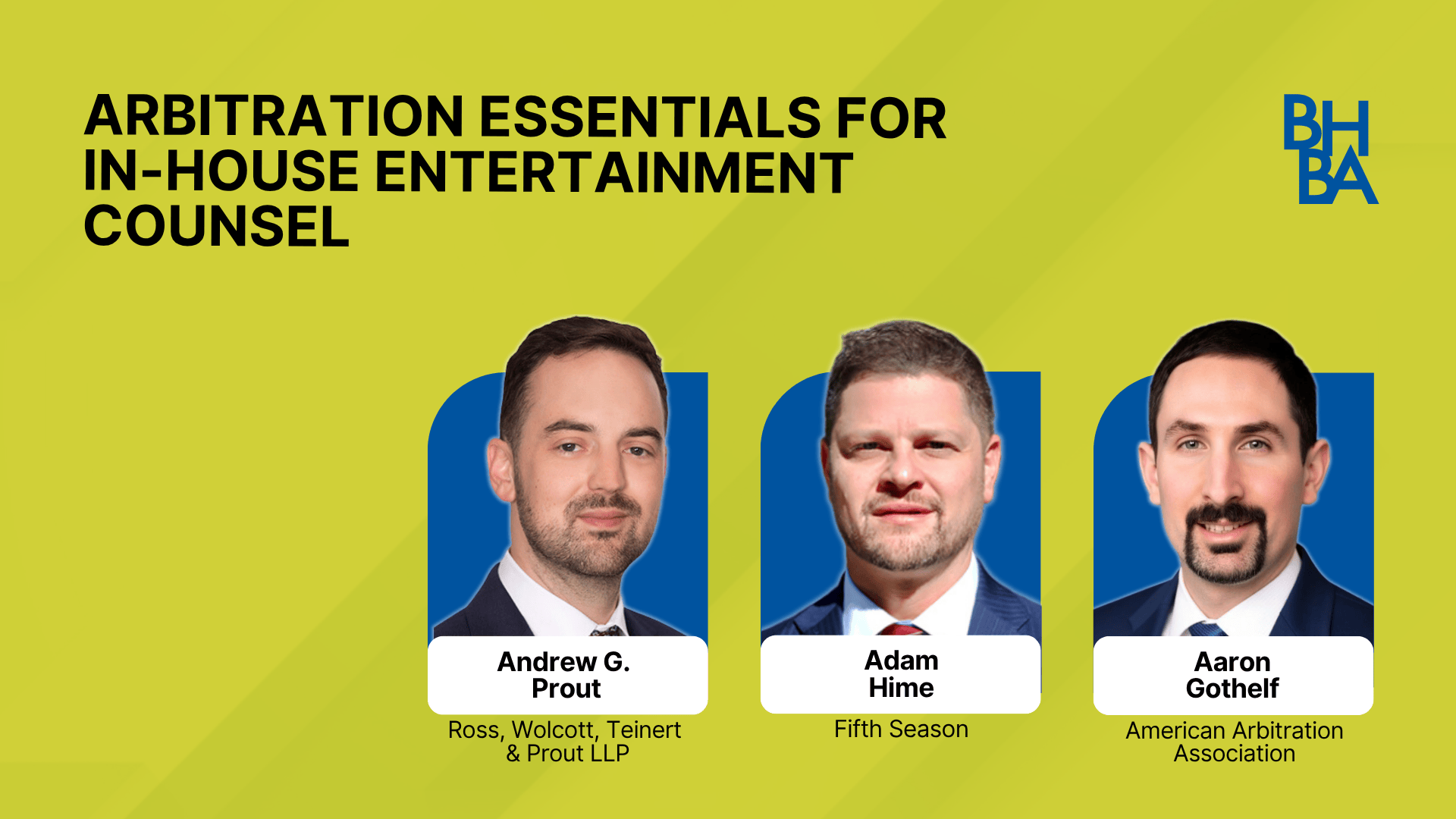 Arbitration Essentials for In-House Entertainment Counsel