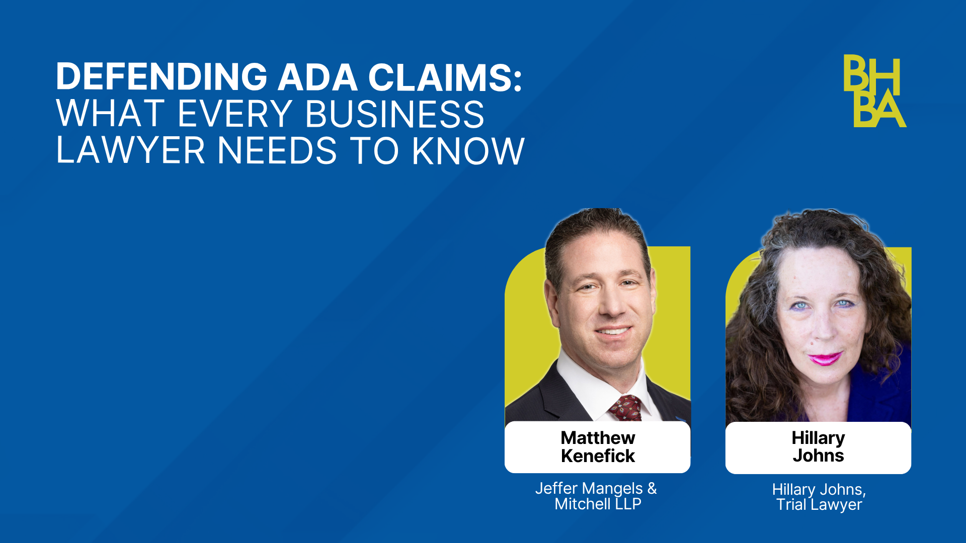 Defending ADA Claims: What Every Business Lawyer Needs To Know