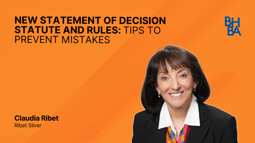 New Statement of Decision Statute and Rules: Tips To Prevent Mistakes