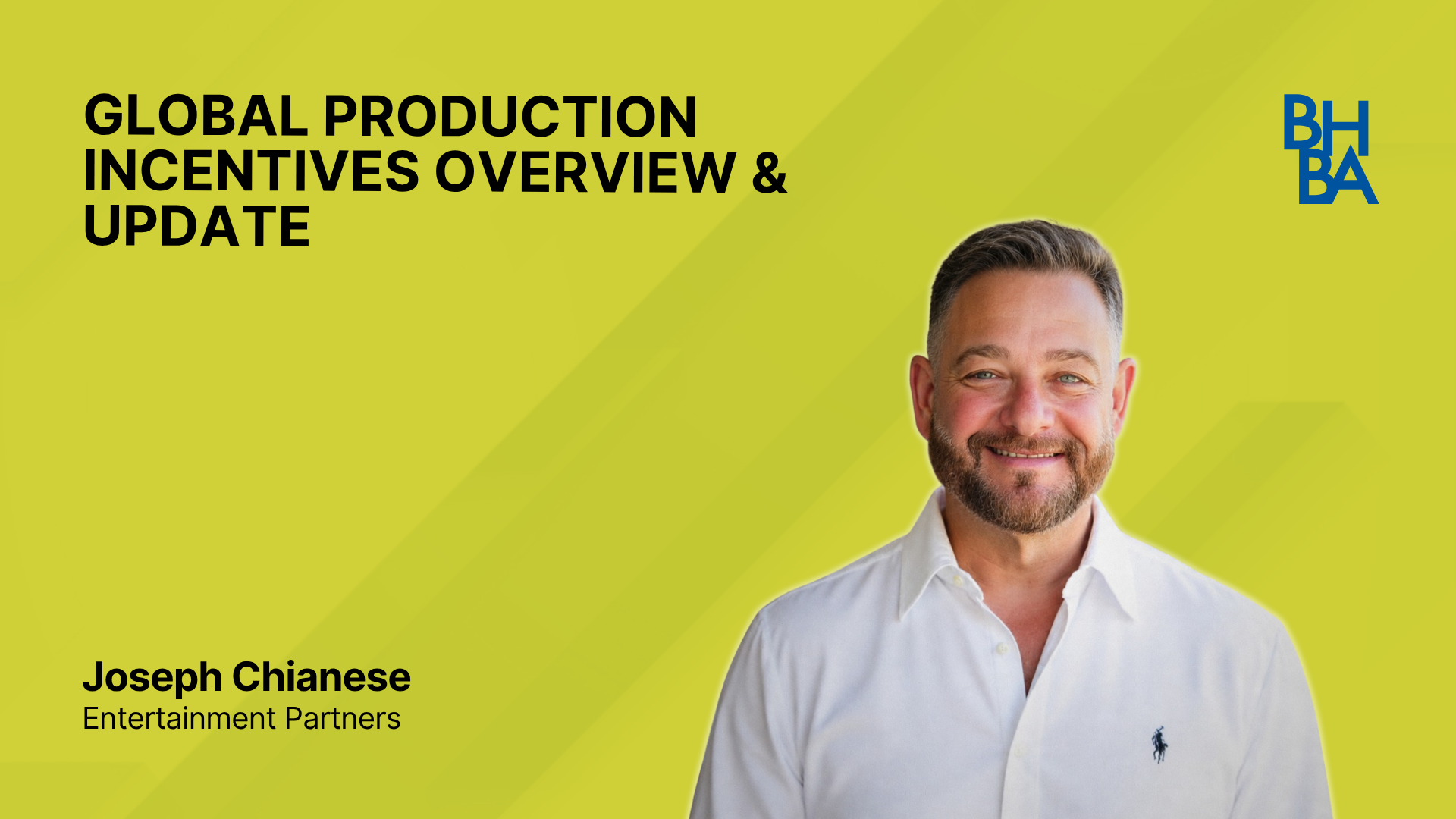 Global Production Incentives Overview & Update