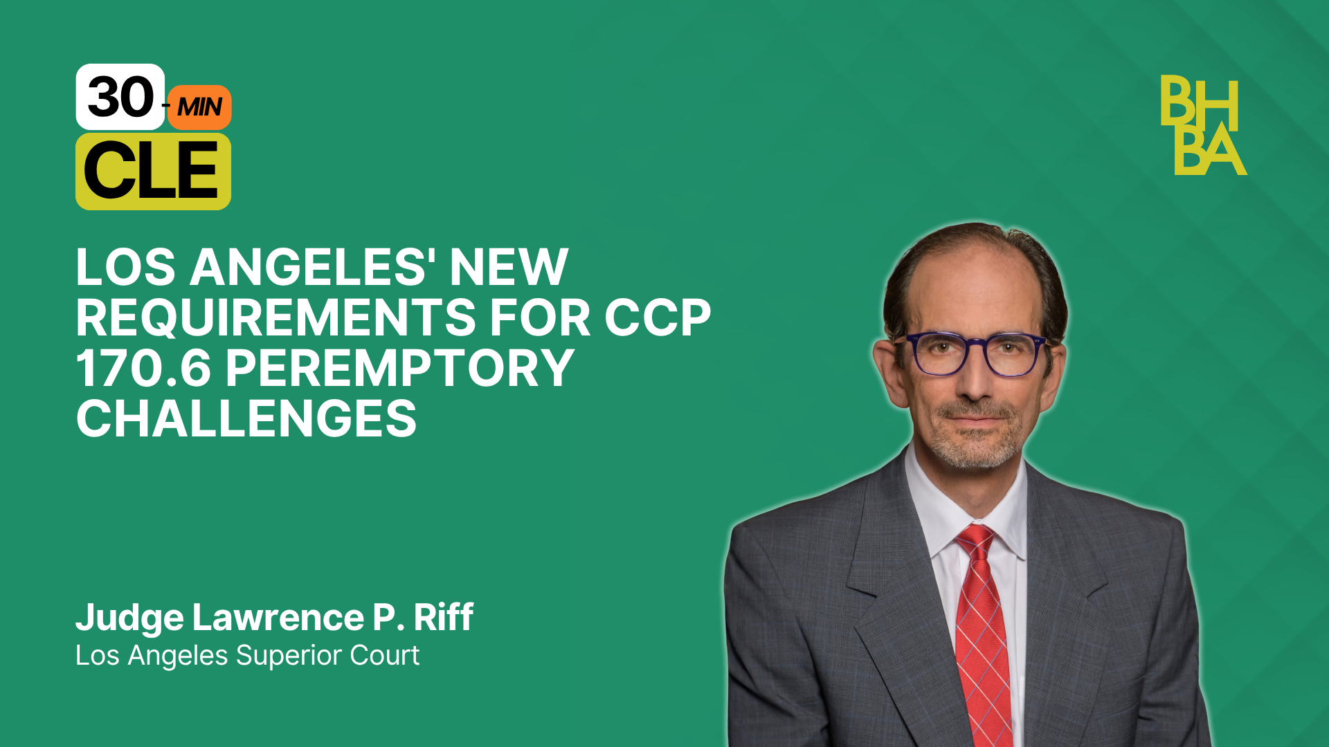 Los Angeles' New Requirements for CCP 170.6 Peremptory Challenges