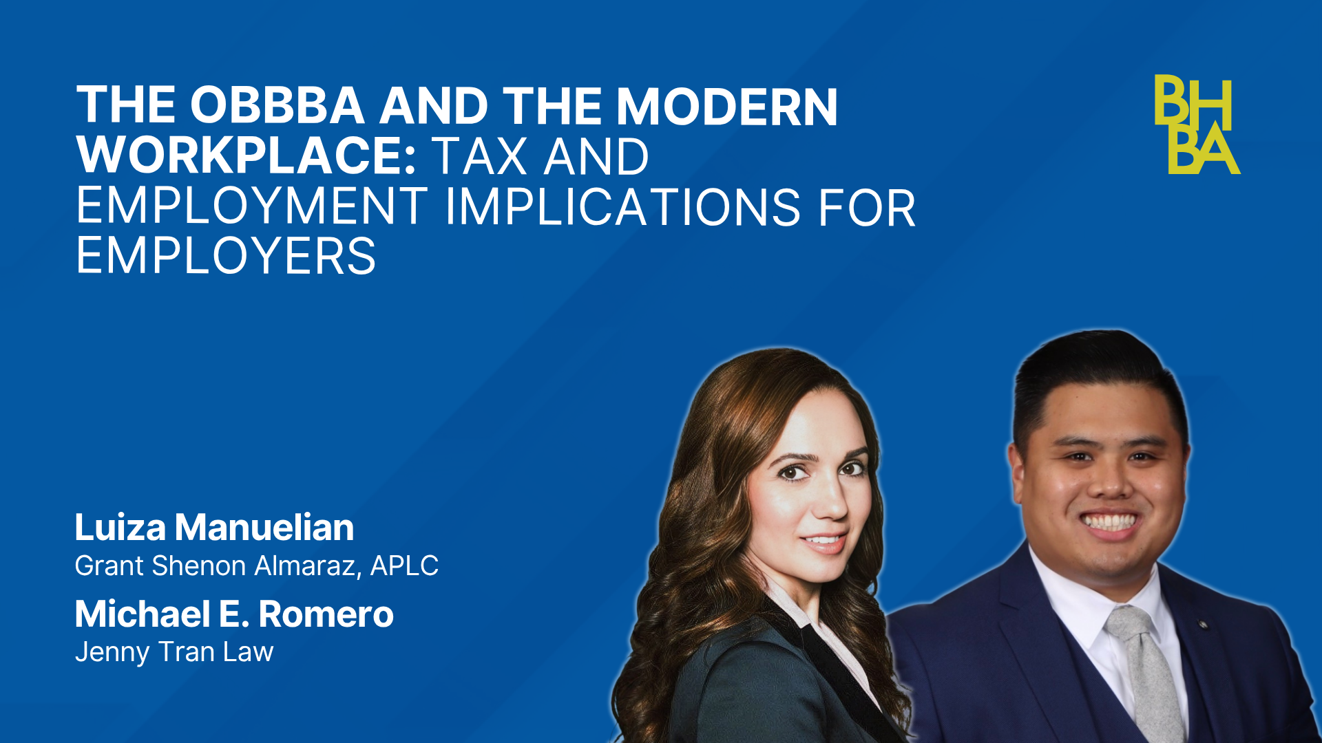 The OBBBA and the Modern Workplace: Tax and Employment Implications for Employer