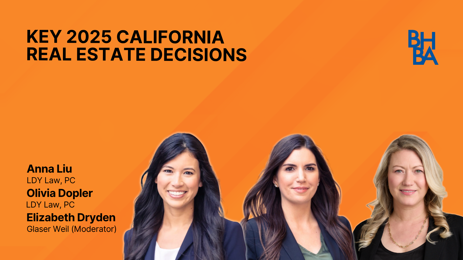 Key 2025 California Real Estate Decisions