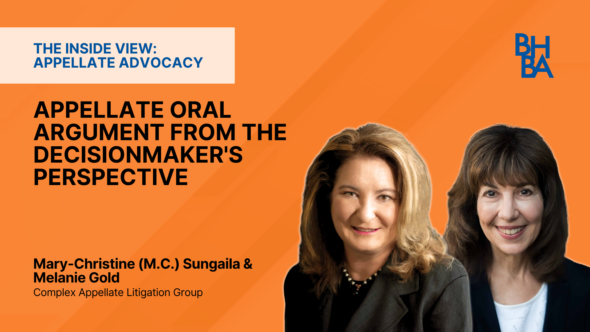 Part Two: Appellate Oral Argument from the Decisionmaker's Perspective
