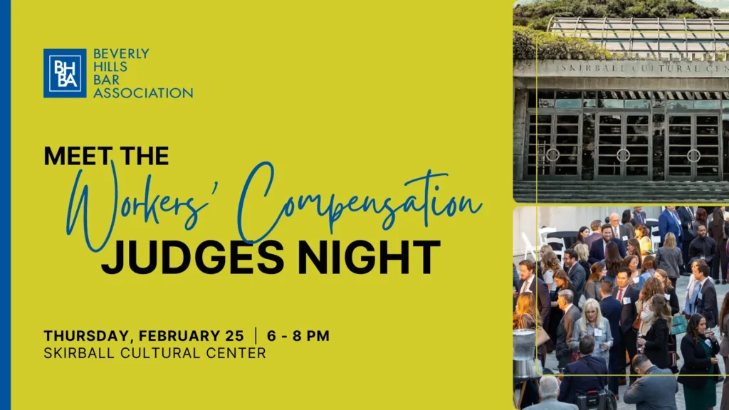 2027 Meet the Workers’ Compensation Judges Night