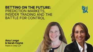 Betting on the Future: Prediction Markets, Insider Trading and the Battle for Control